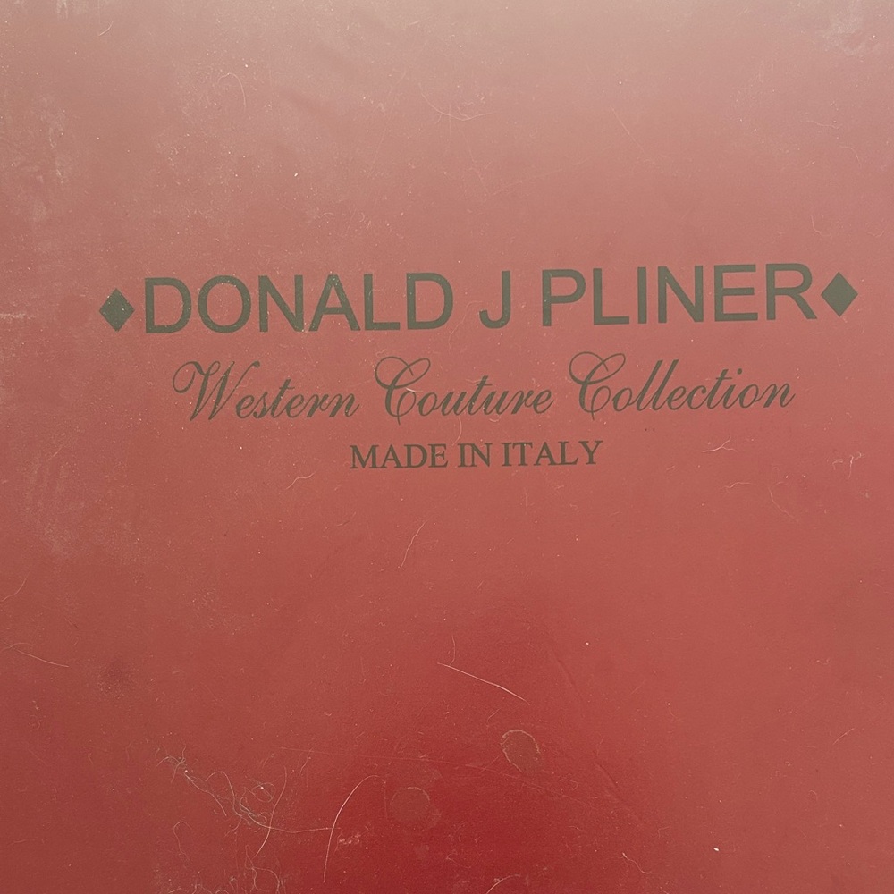 Donald J. Pliner Red Western Couture Box